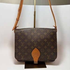 Louis Vuitton Cartouchière GM Monogram Crossbody/Shoulder Bag Vintage